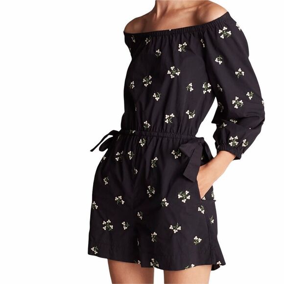 -Rebecca Taylor Lilybud Embroidered Romper NWT - Picture 2 of 12